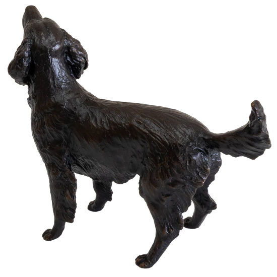 Richard Cooper Bronze Medium Springer Spaniel Figurine Dog Sculpture