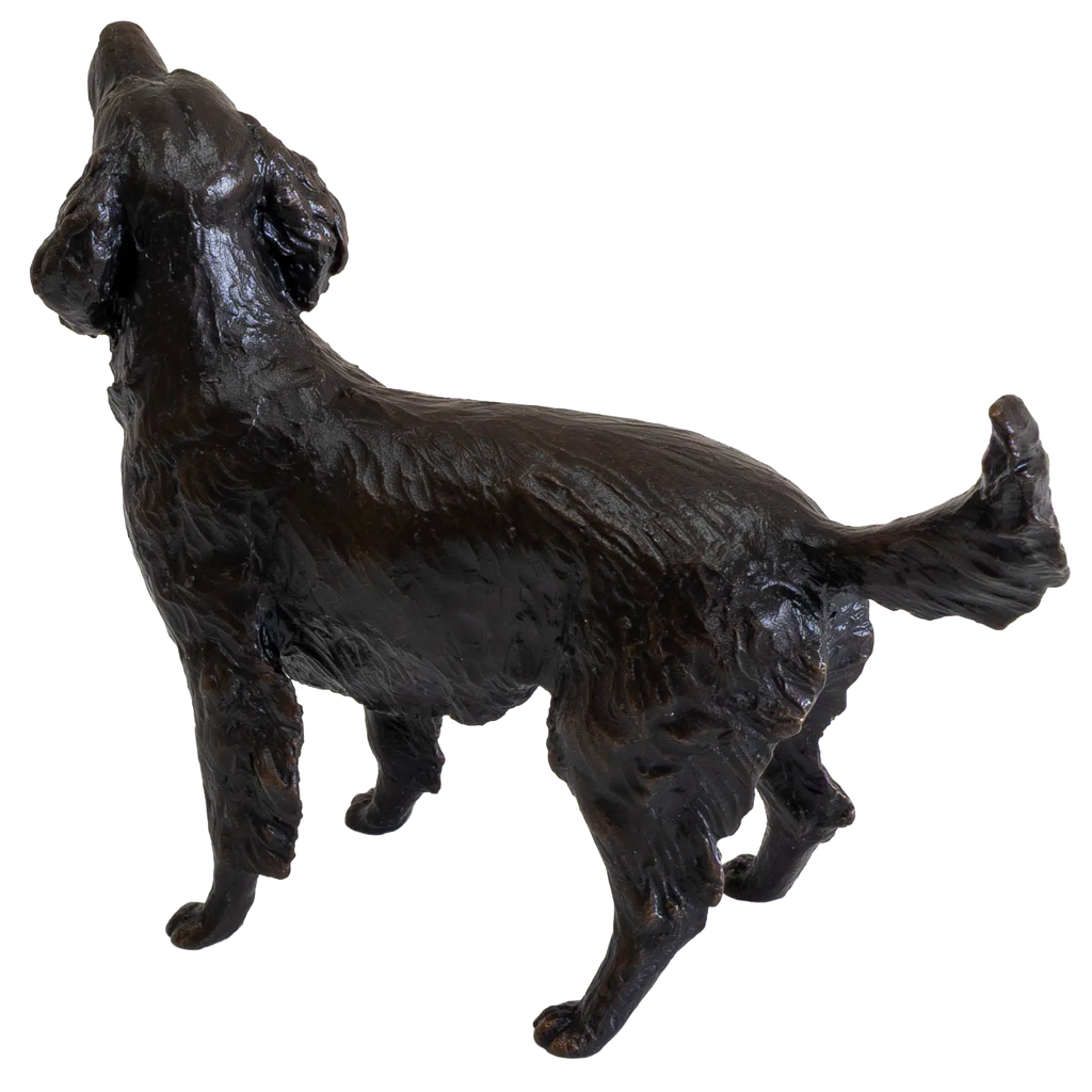 Richard Cooper Bronze Medium Springer Spaniel Figurine Dog Sculpture