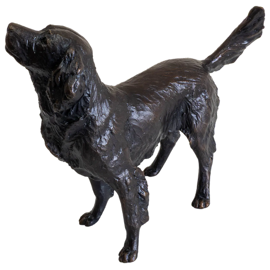 Richard Cooper Bronze Medium Springer Spaniel Figurine Dog Sculpture