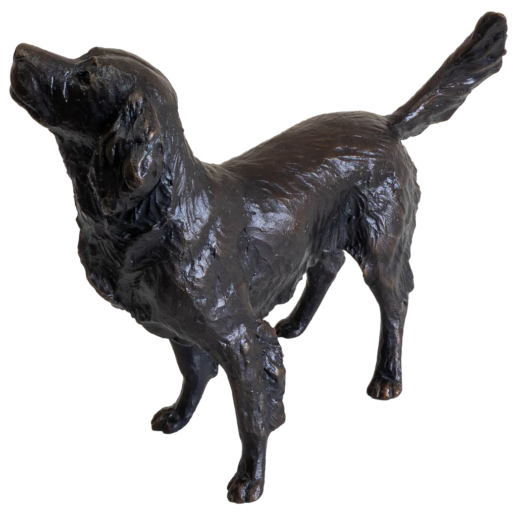 Richard Cooper Bronze Medium Springer Spaniel Figurine Dog Sculpture