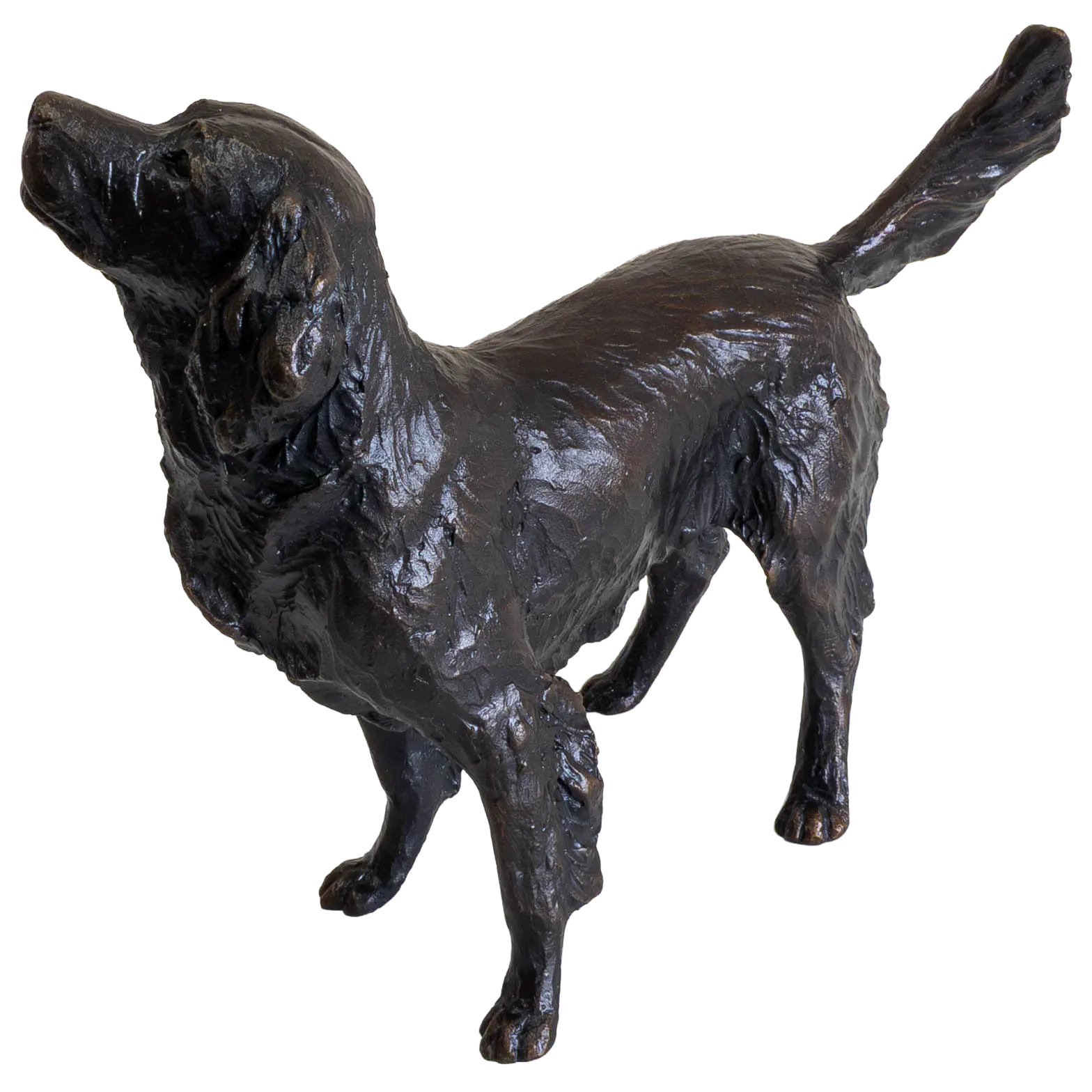Richard Cooper Bronze Medium Springer Spaniel Figurine Dog Sculpture