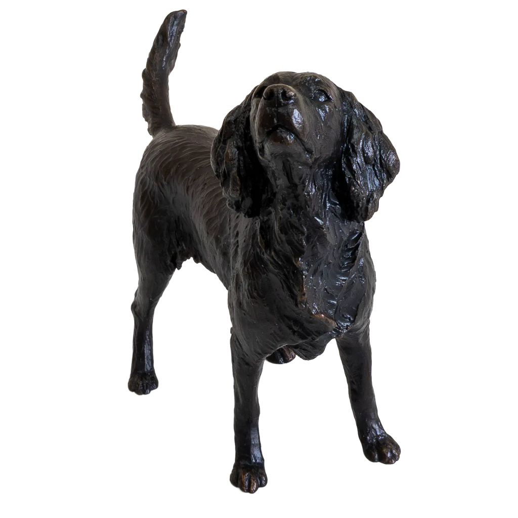Richard Cooper Bronze Medium Springer Spaniel Figurine Dog Sculpture