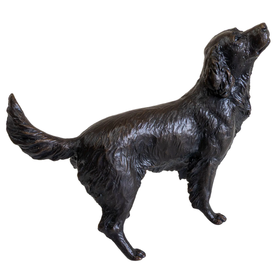 Richard Cooper Bronze Medium Springer Spaniel Figurine Dog Sculpture