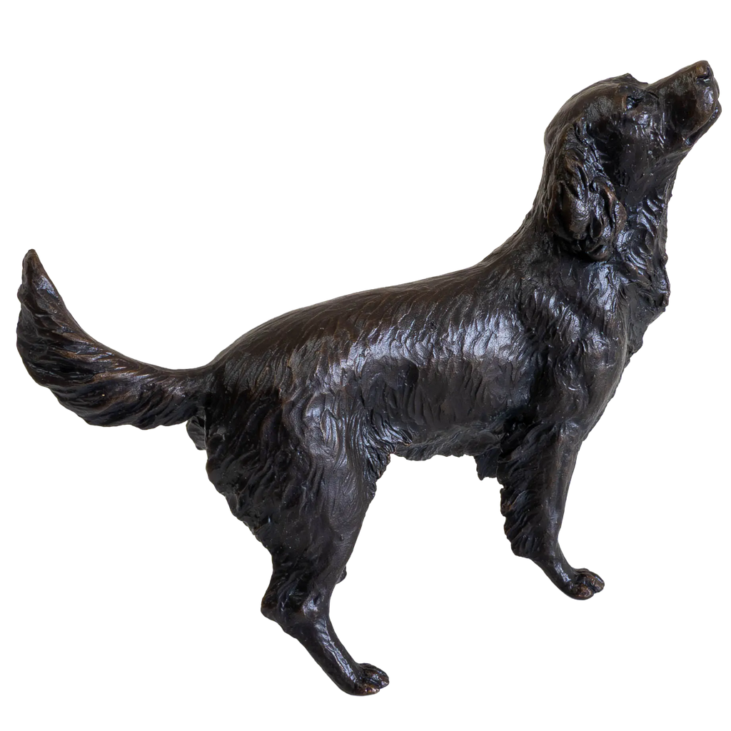 Richard Cooper Bronze Medium Springer Spaniel Figurine Dog Sculpture