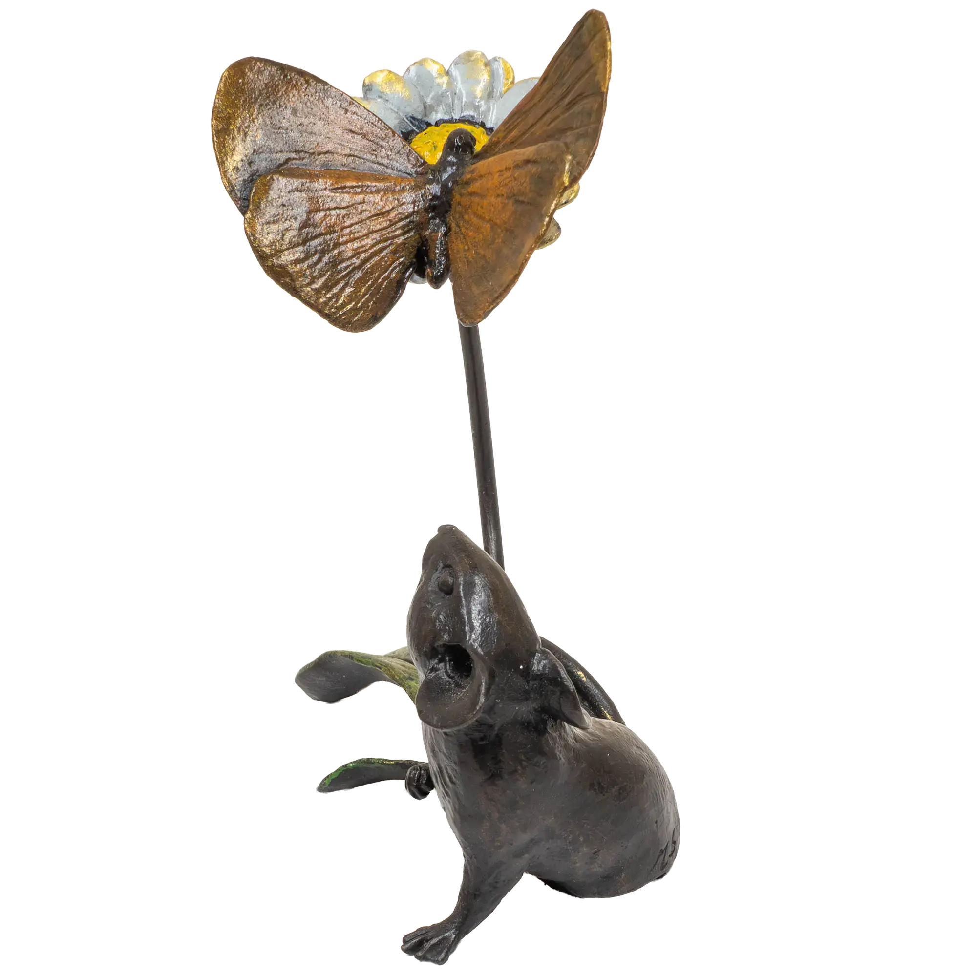 Richard Cooper Bronze Mice Collection Mouse & Butterfly Figurine