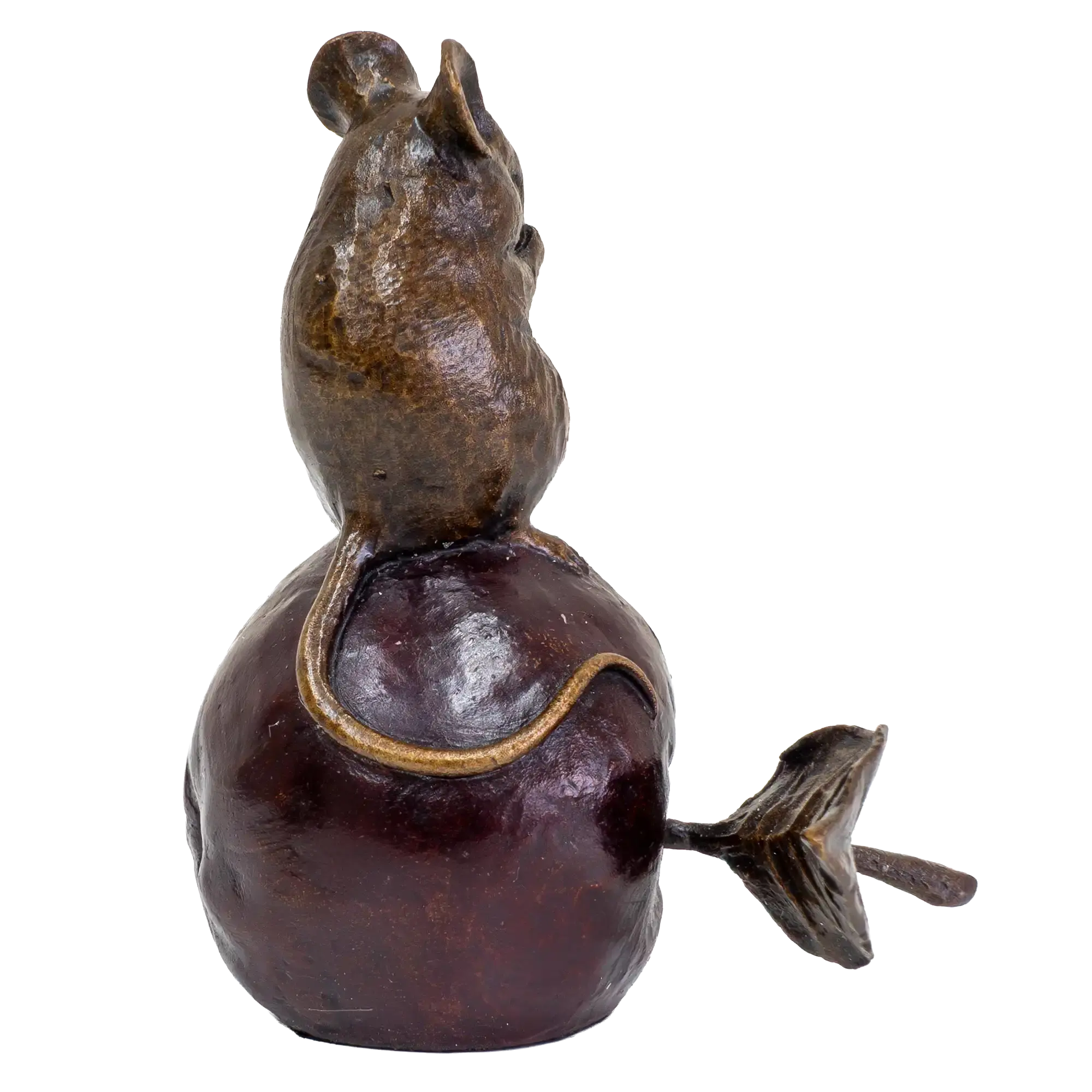 Richard Cooper Bronze Mice Collection Mouse on an Apple Figurine