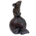 Richard Cooper Bronze Mouse on Apple