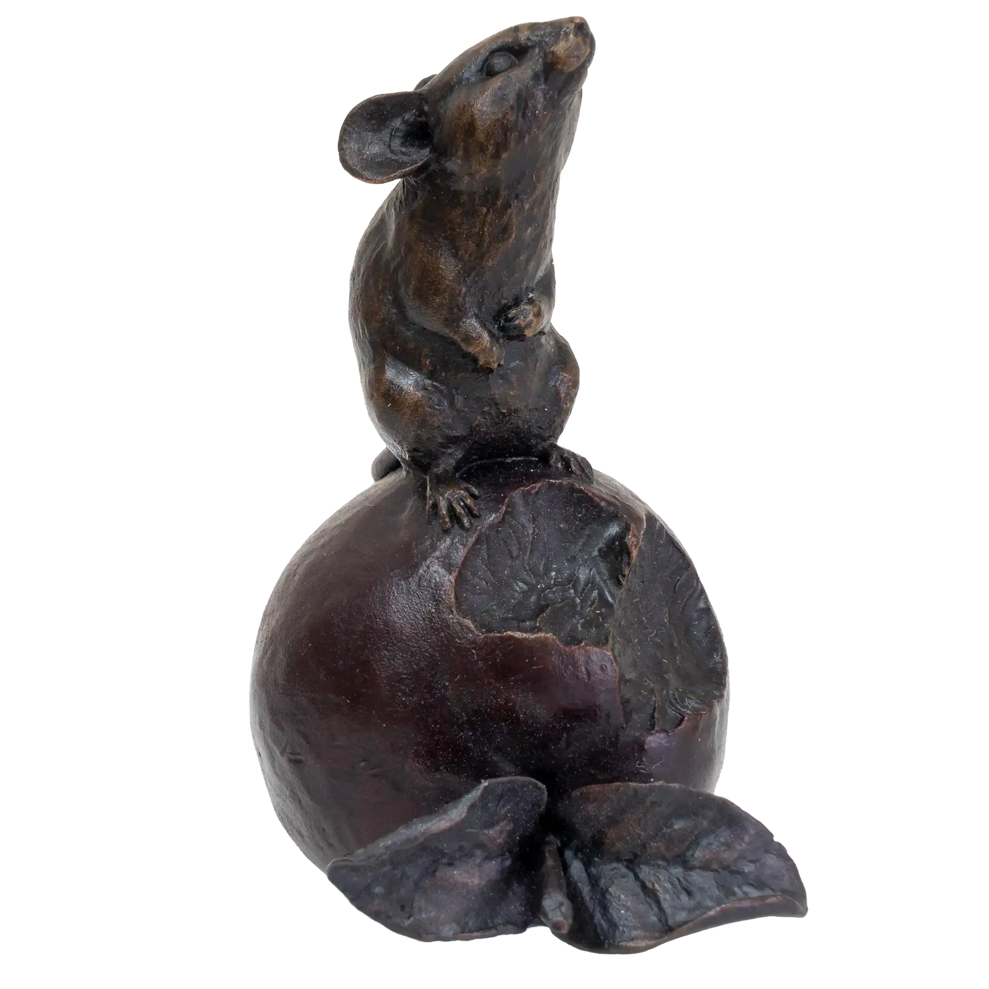 Richard Cooper Bronze Mouse on Apple