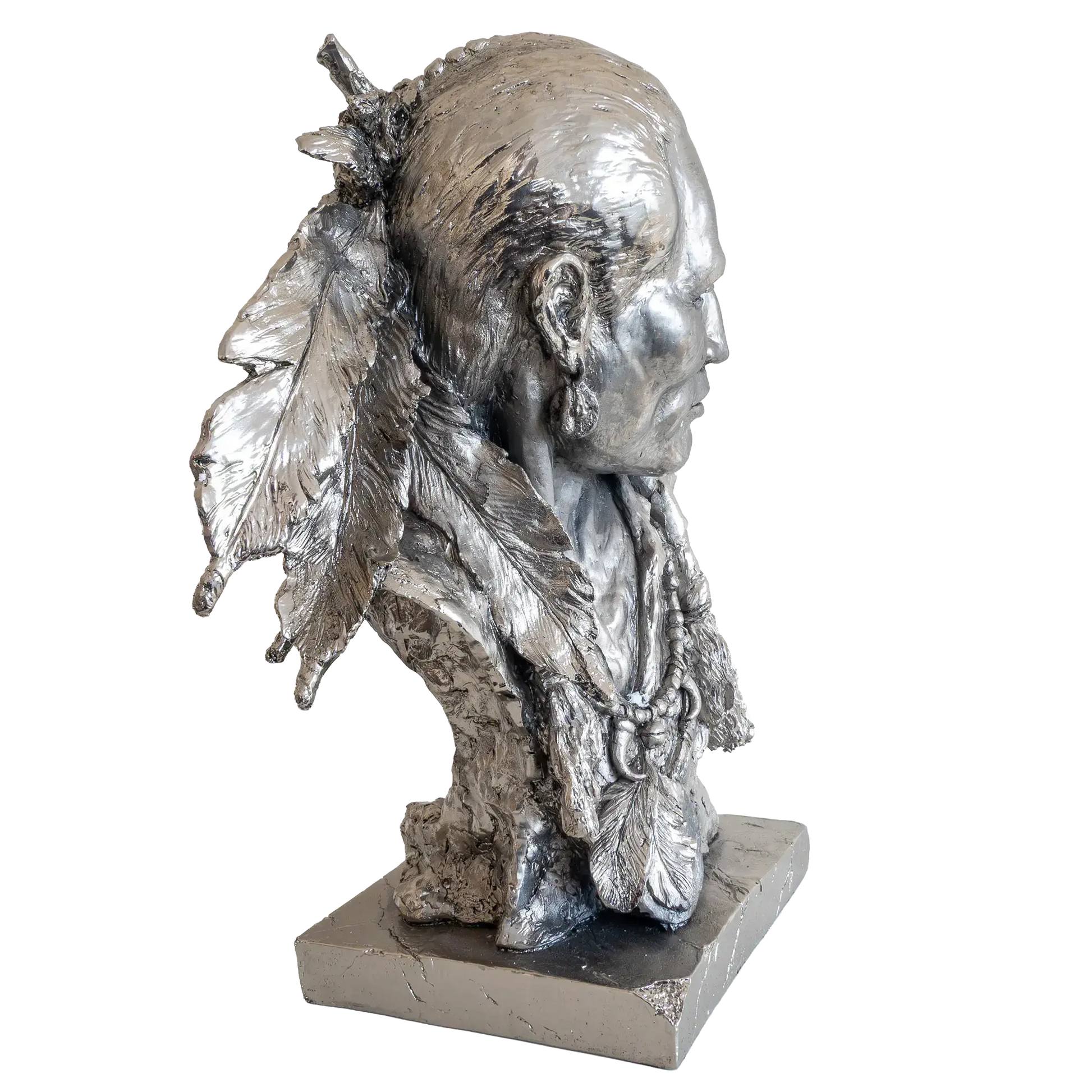 Richard Cooper Nickel Studio Collection Native Spirit Figurine