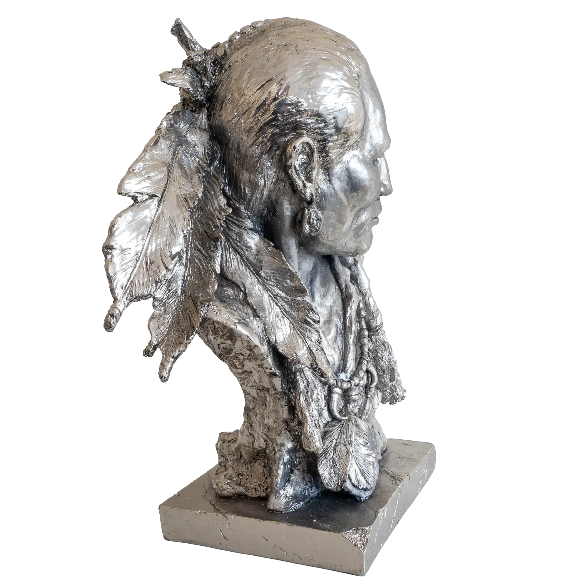 Richard Cooper Nickel Studio Collection Native Spirit Figurine