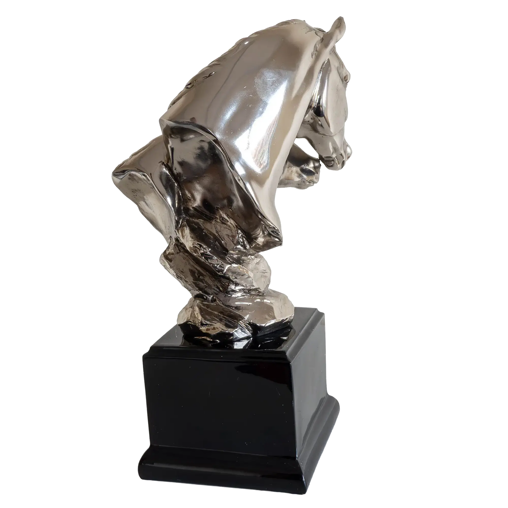 Richard Cooper Nickel Studio Collection Mare & Foal Figurine