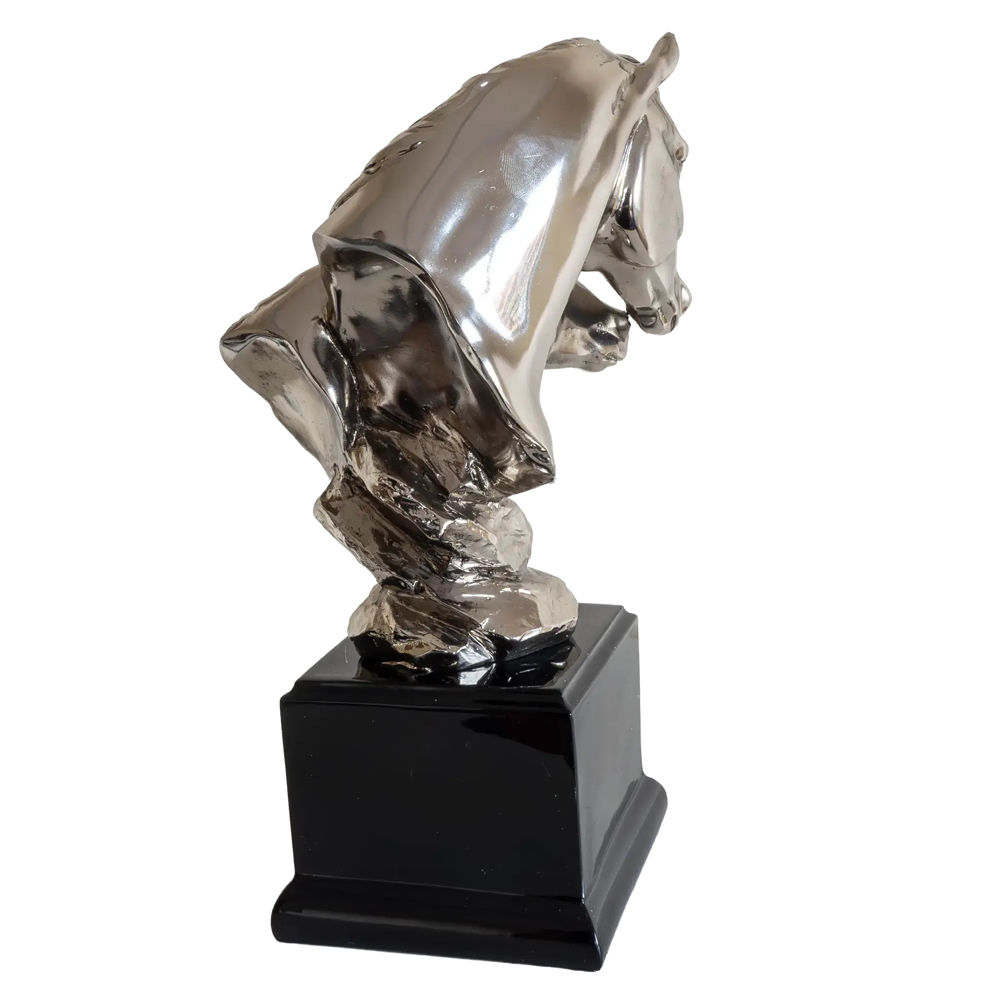 Richard Cooper Nickel Studio Collection Mare & Foal Figurine