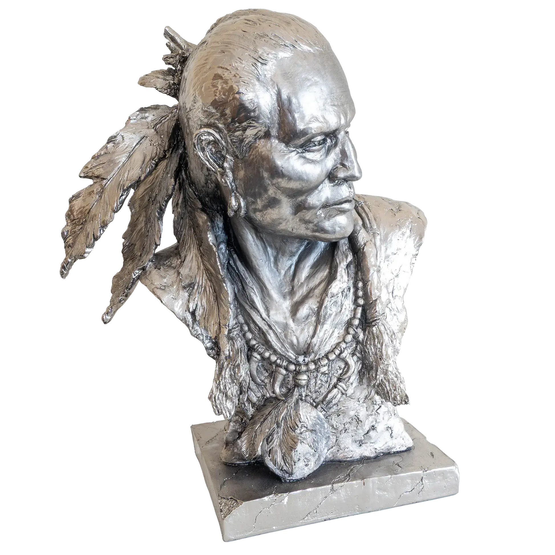 Richard Cooper Nickel Studio Collection Native Spirit Figurine