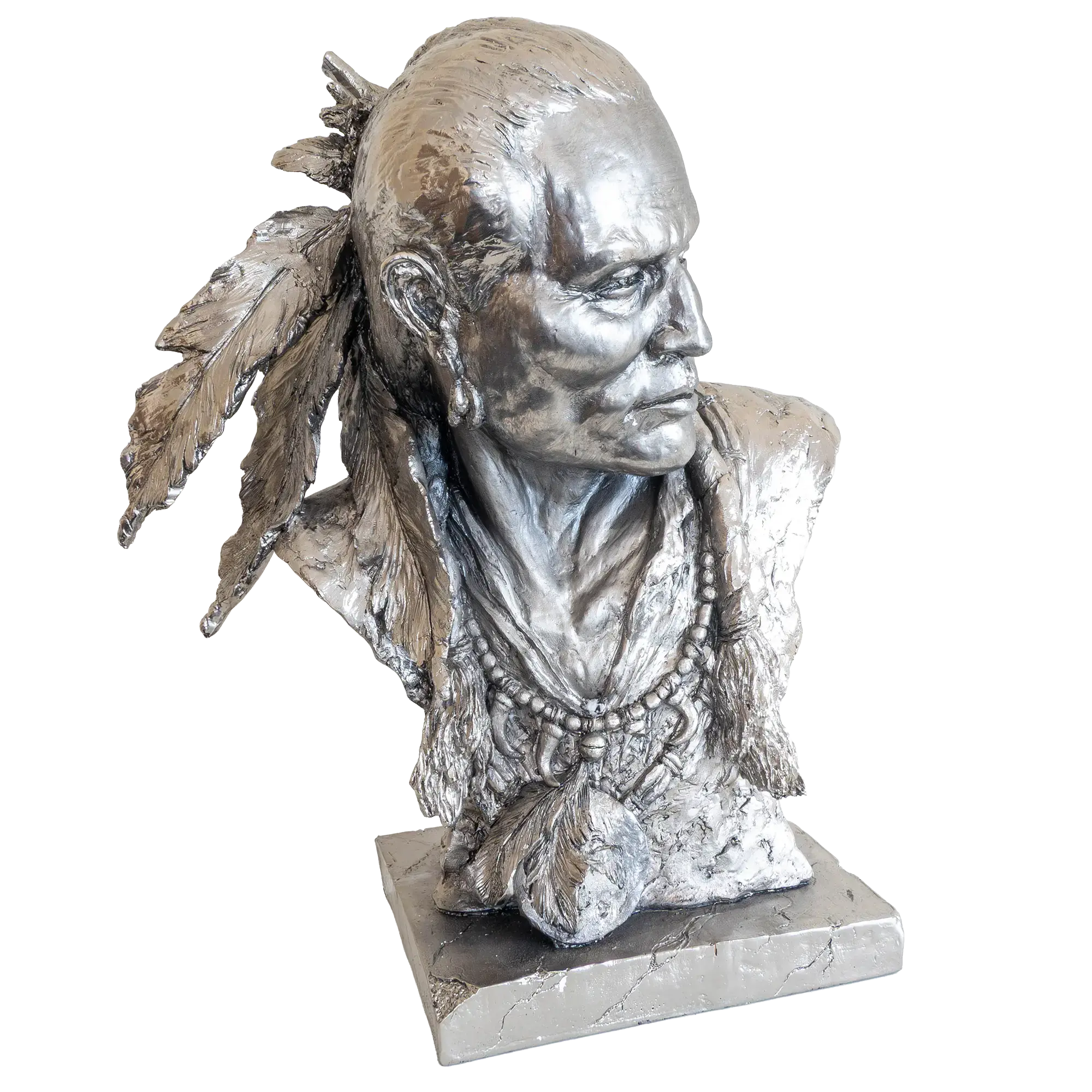 Richard Cooper Nickel Studio Collection Native Spirit Figurine