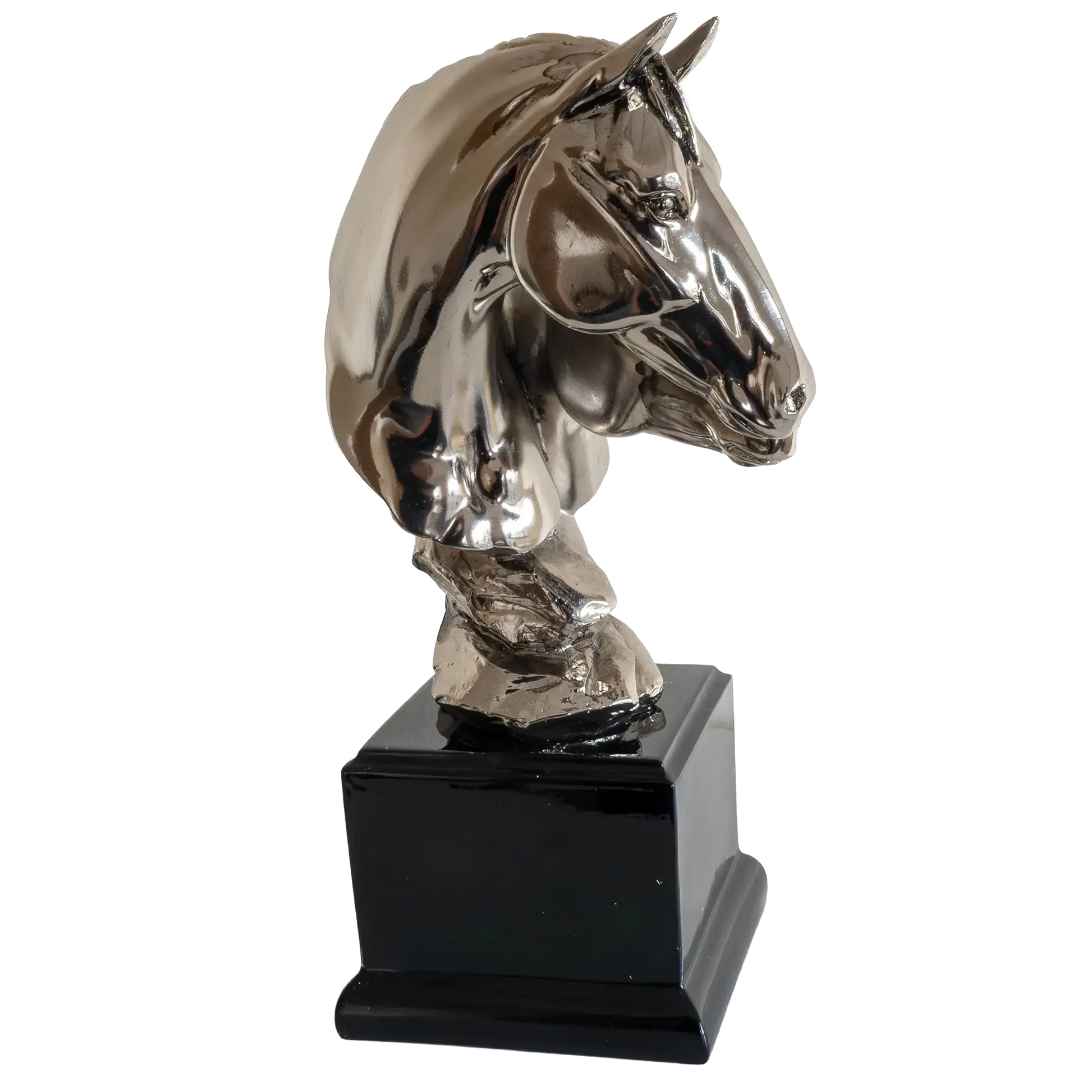 Richard Cooper Nickel Studio Collection Mare & Foal Figurine