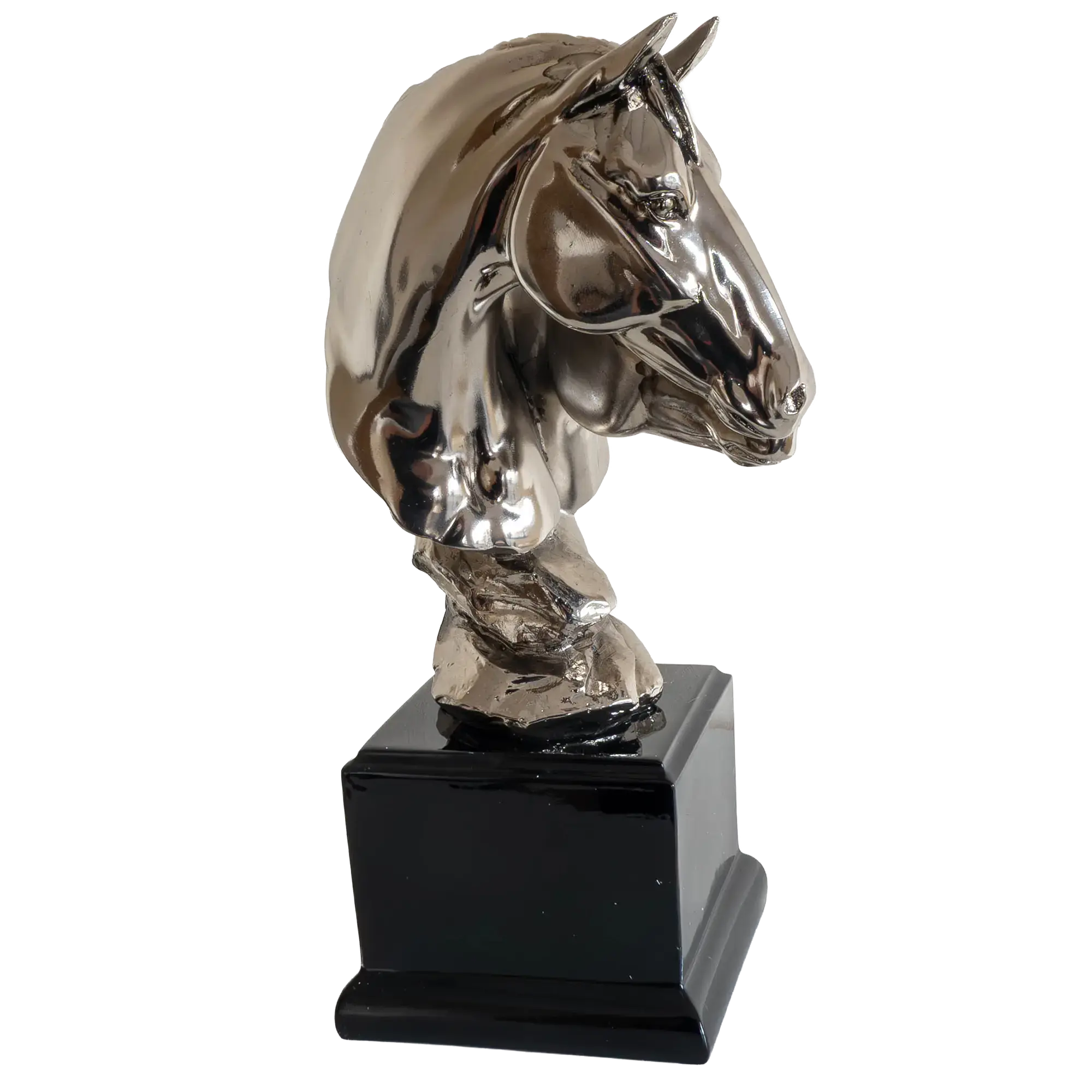 Richard Cooper Nickel Studio Collection Mare & Foal Figurine