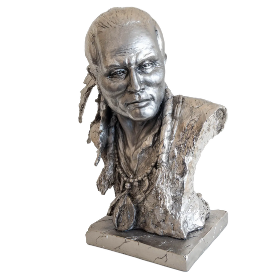 Richard Cooper Nickel Studio Collection Native Spirit Figurine
