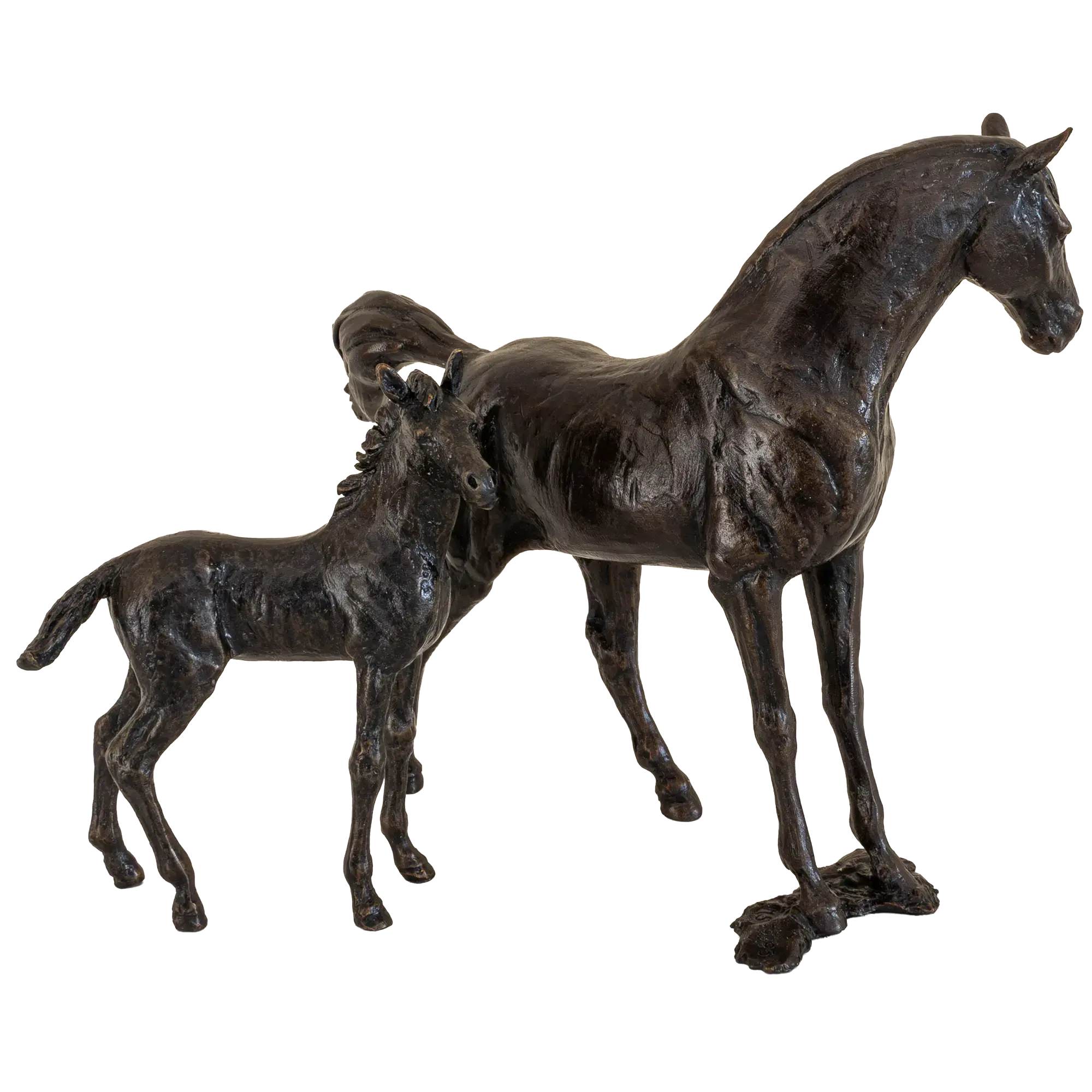 Richard Cooper Bronze Horses Collection Mare & Foal Figurine