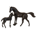 Richard Cooper Bronze Horses Collection Mare & Foal Figurine