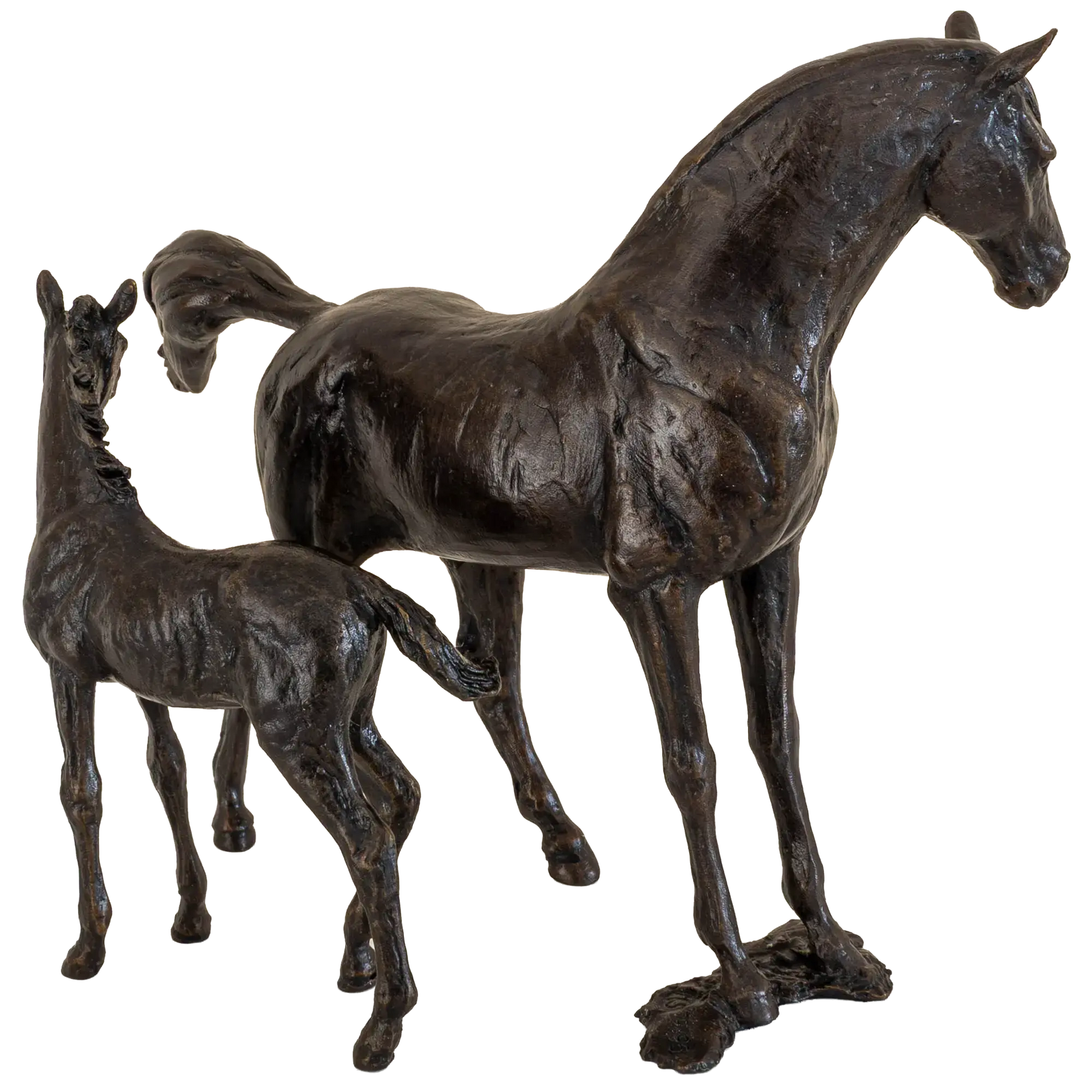 Richard Cooper Bronze Horses Collection Mare & Foal Figurine
