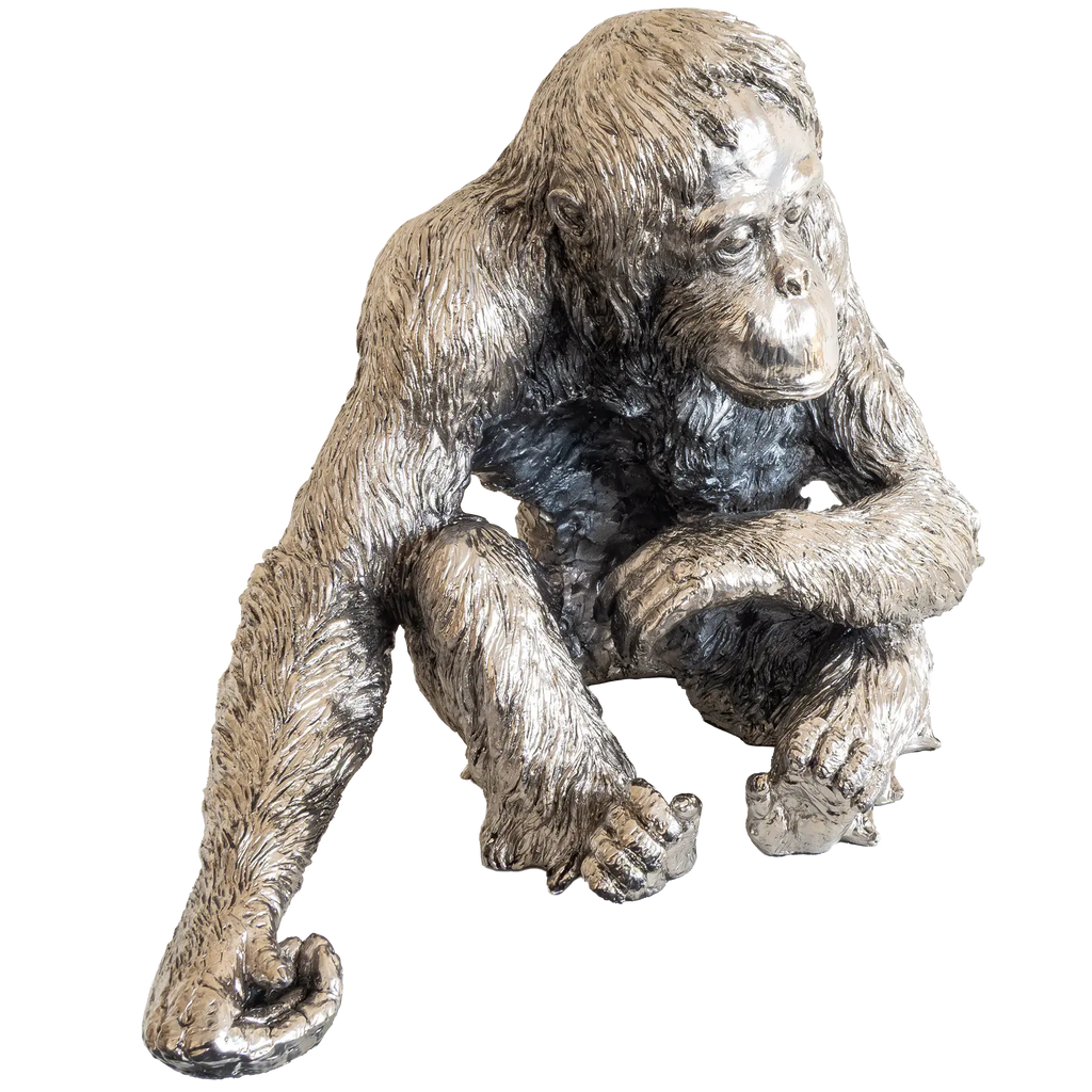 Richard Cooper Nickel Studio Collection Orangutan Figurine
