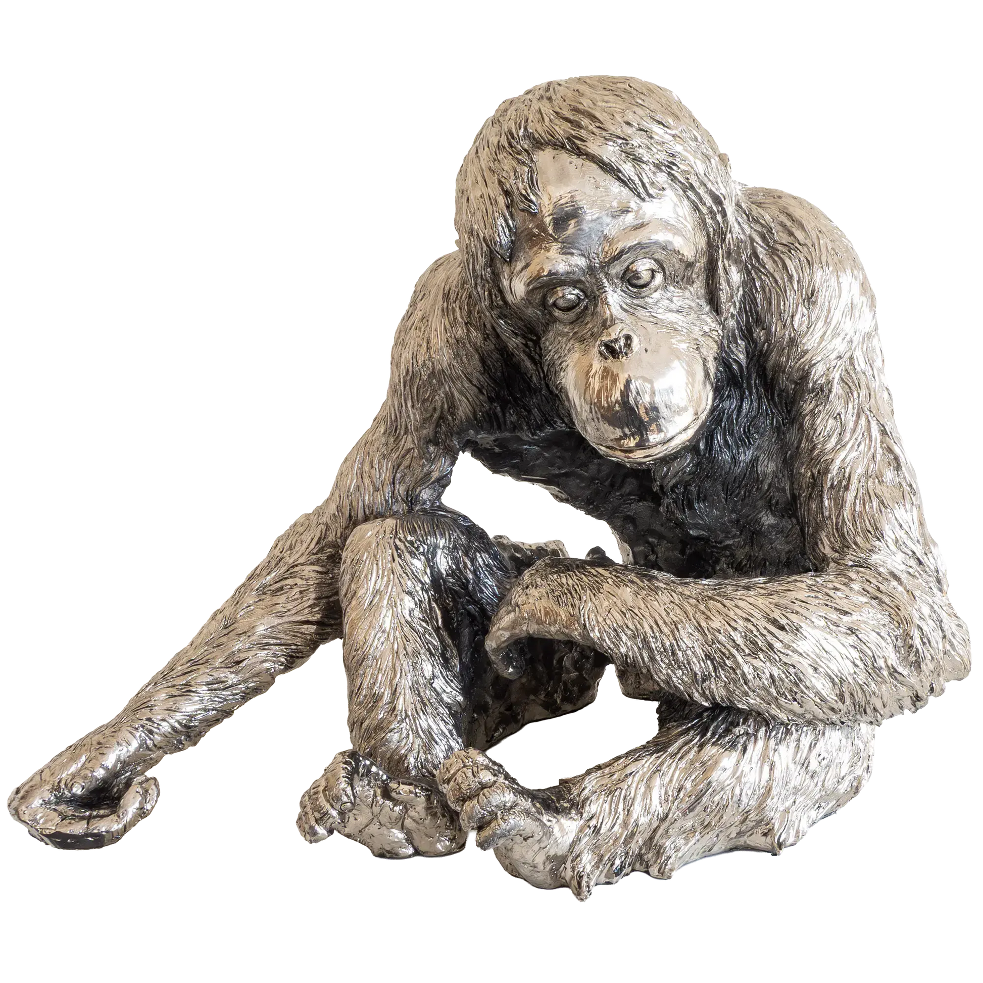 Richard Cooper Nickel Studio Collection Orangutan Figurine