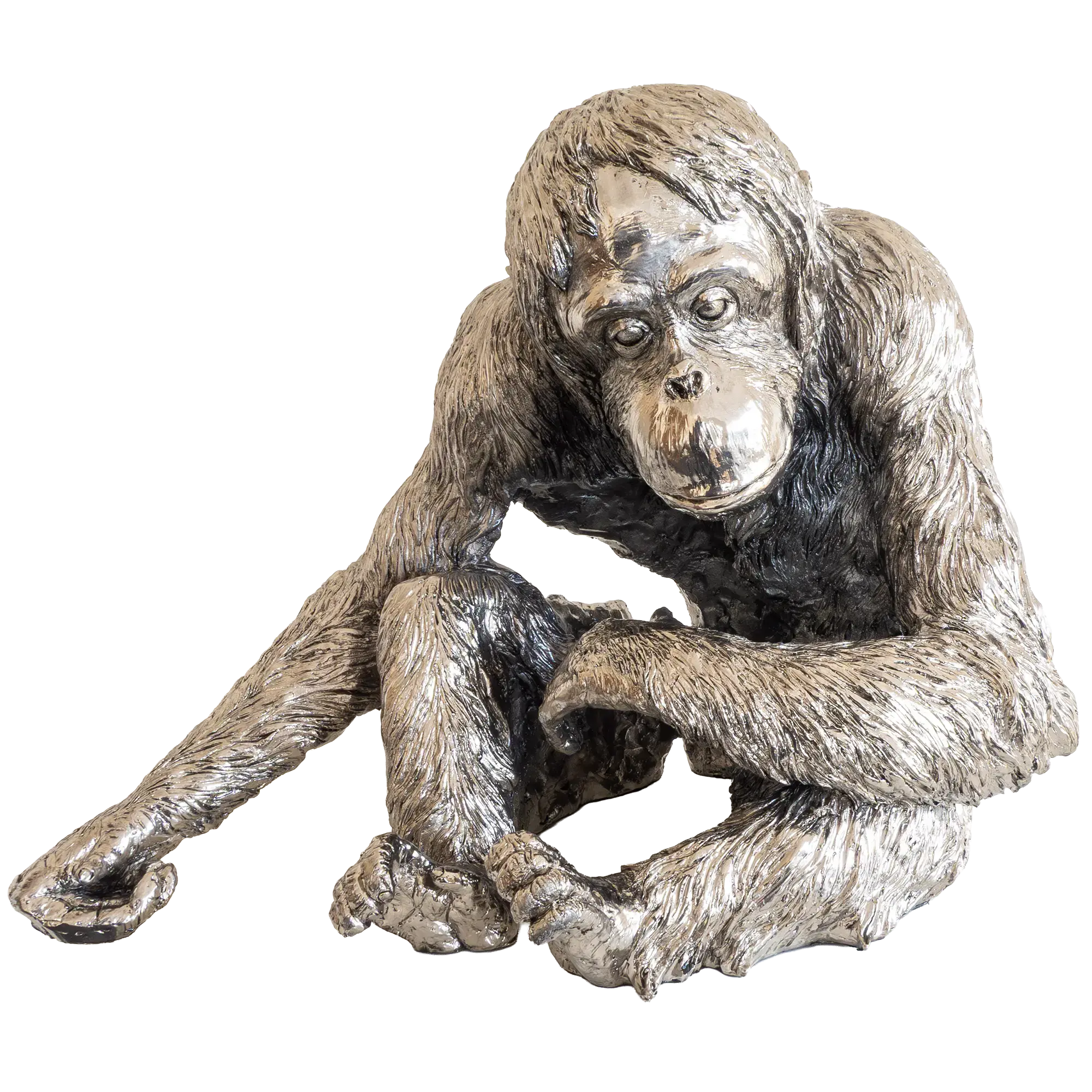 Richard Cooper Nickel Studio Collection Orangutan Figurine