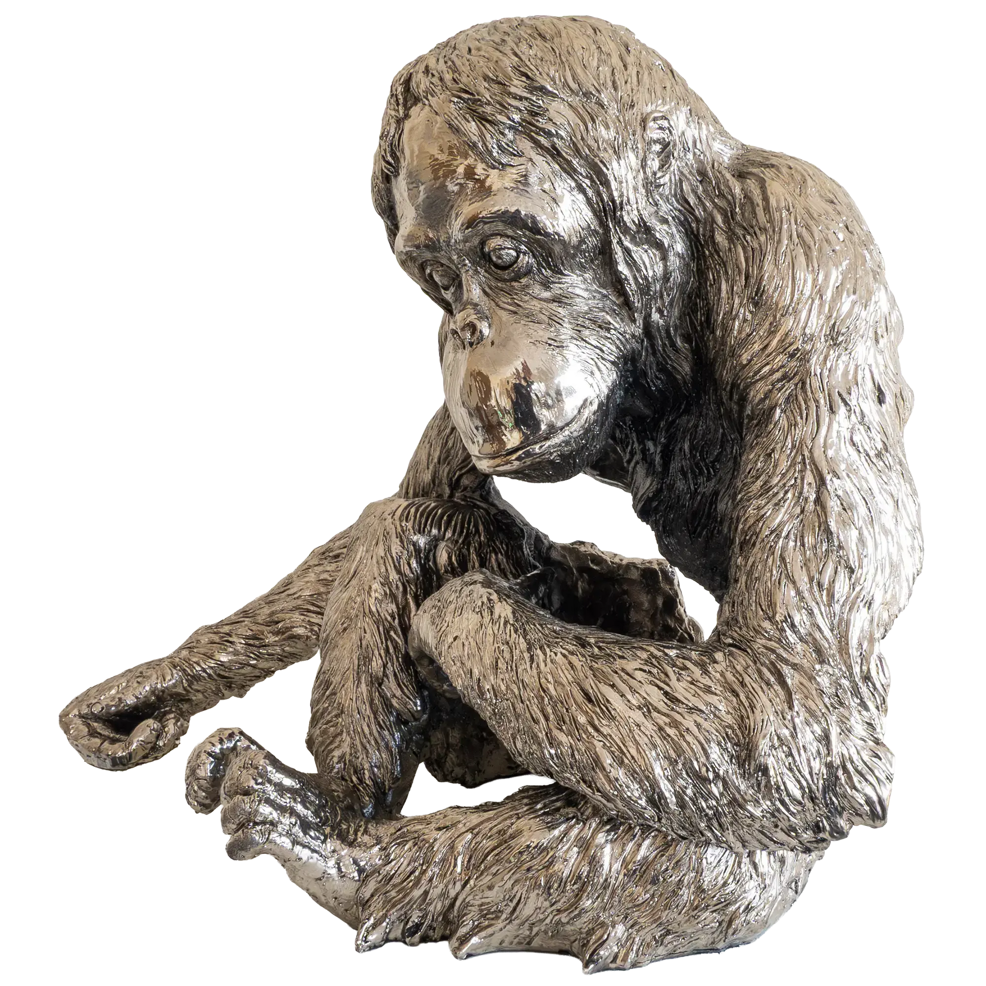 Richard Cooper Nickel Studio Collection Orangutan Figurine