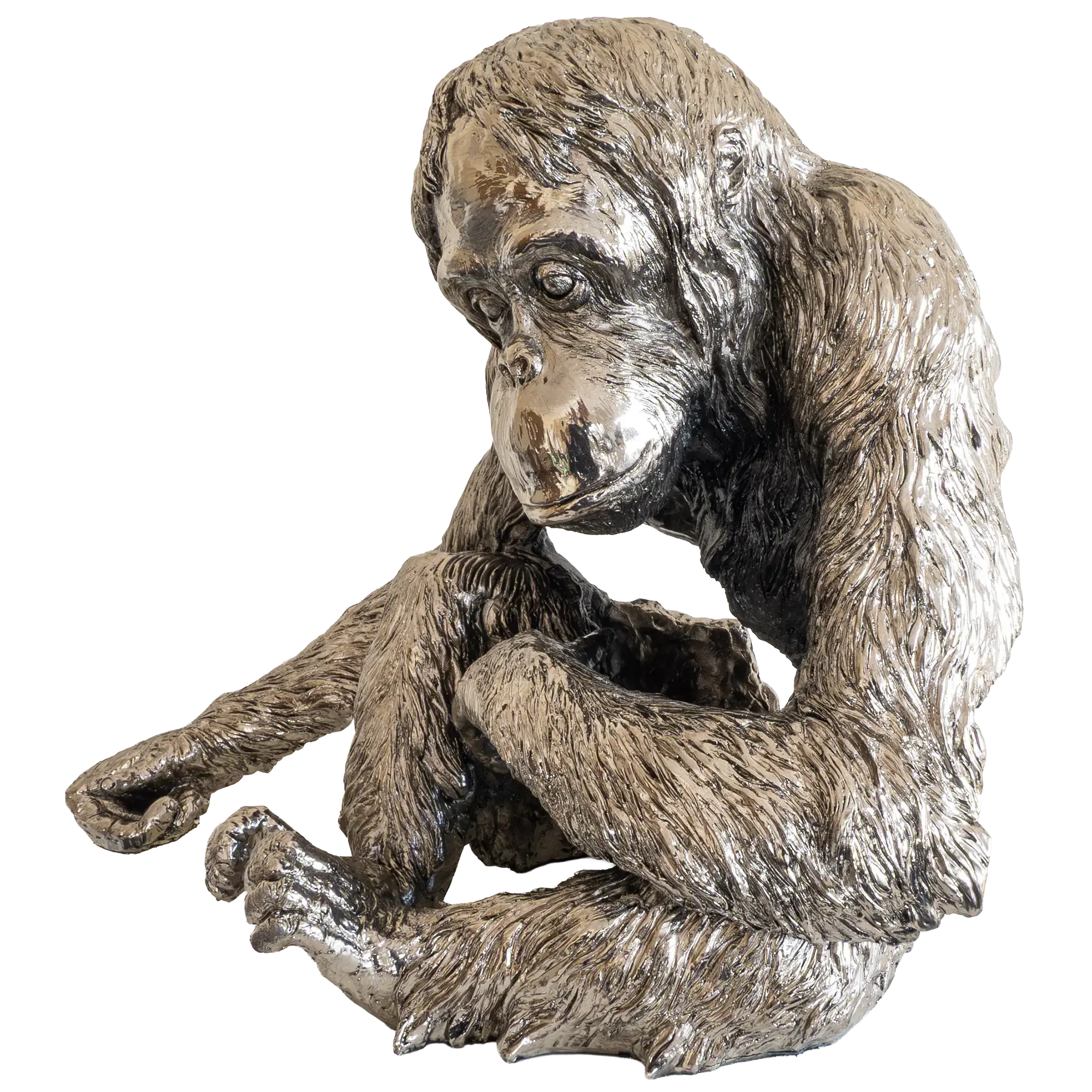 Richard Cooper Nickel Studio Collection Orangutan Figurine