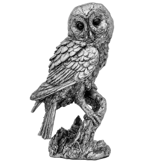 Richard Cooper Nickel Studio Collection Patience Tawny Owl