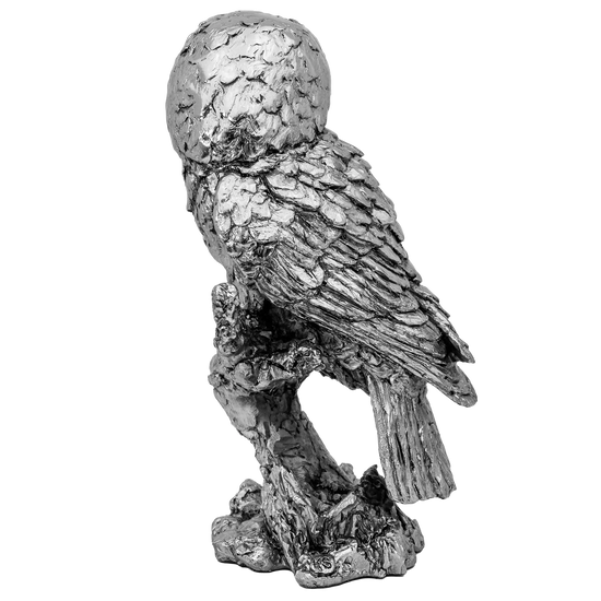 Richard Cooper Nickel Studio Collection Patience Tawny Owl