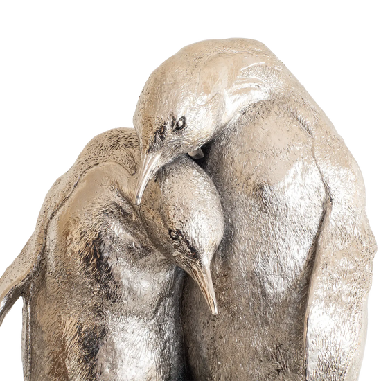 Richard Cooper Nickel Studio Collection Penguin Family Figurine