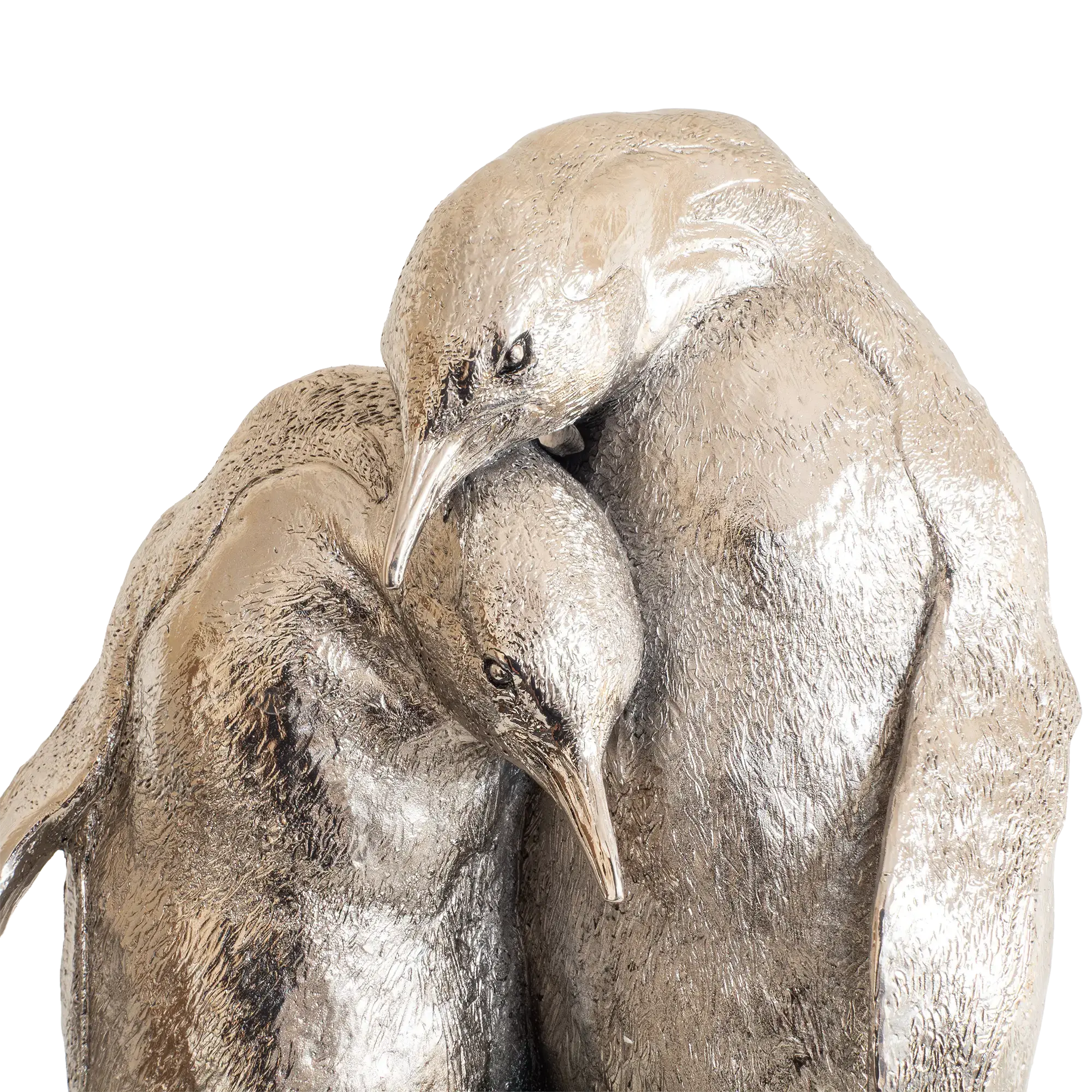 Richard Cooper Nickel Studio Collection Penguin Family Figurine