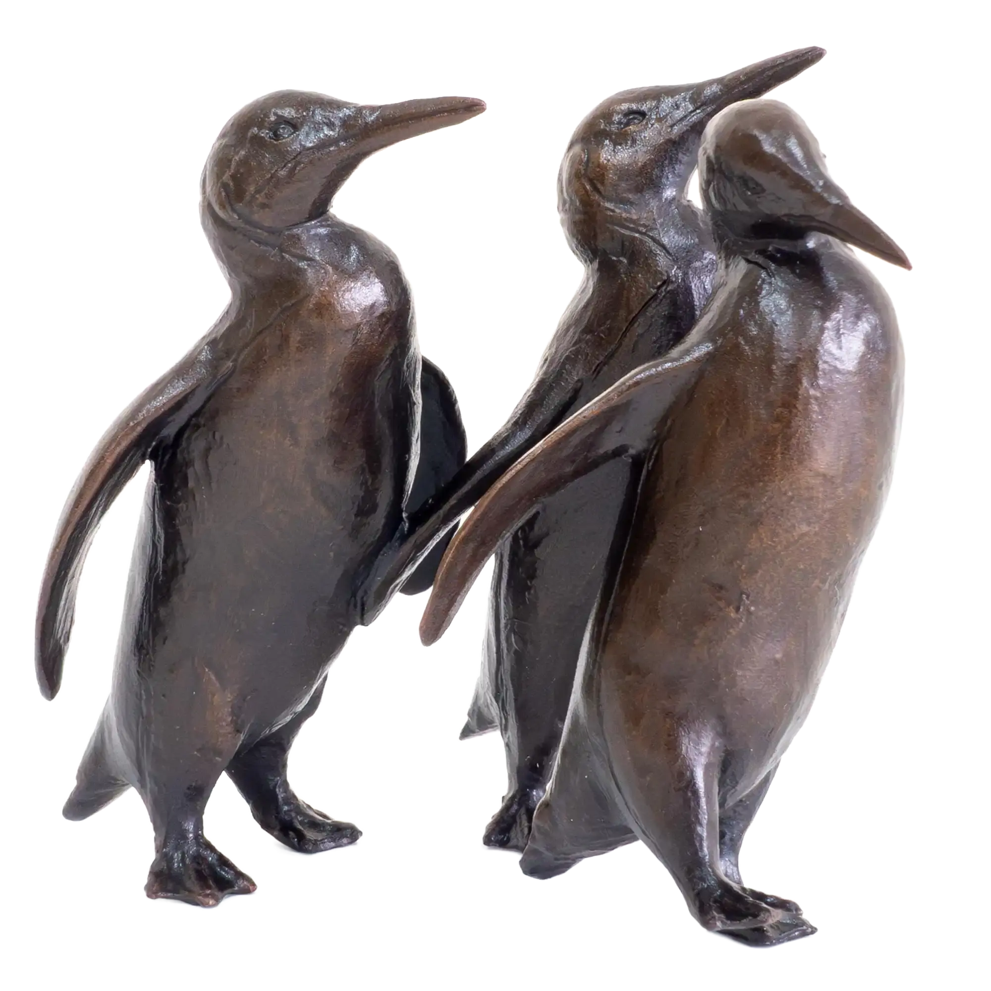 Richard Cooper Bronze Birds Collection Penguin Group Figurine