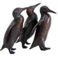 Richard Cooper Bronze Birds Collection Penguin Group Figurine