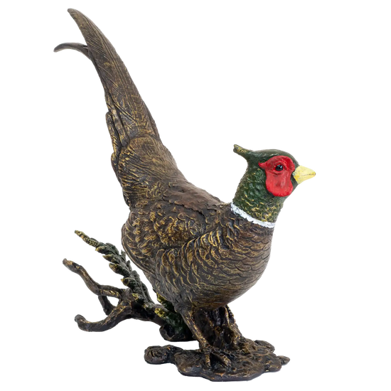 Richard Cooper Bronze Birds Collection Pheasant Figurine