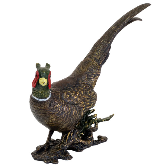Richard Cooper Bronze Birds Collection Pheasant Figurine