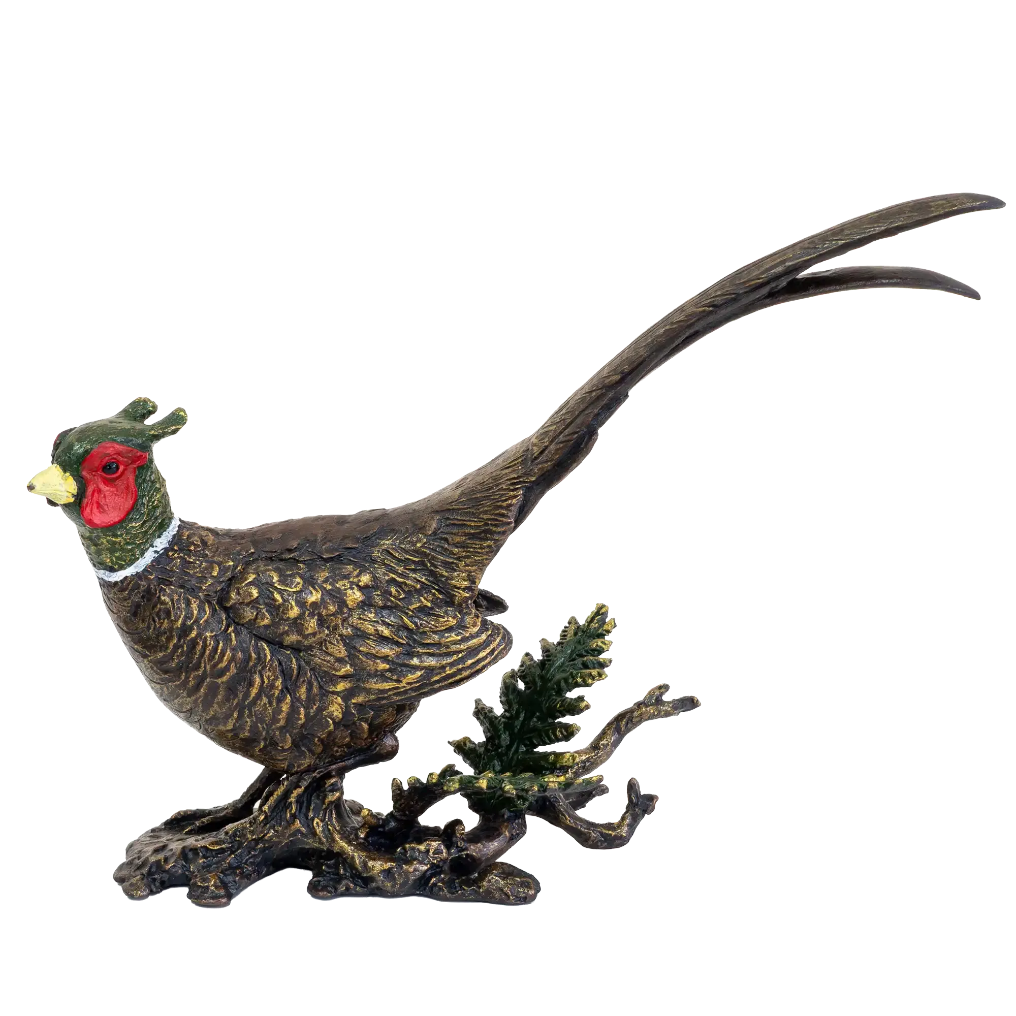 Richard Cooper Bronze Birds Collection Pheasant Figurine
