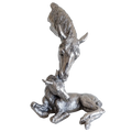 Richard Cooper Nickel Studio Collection Pony & Foal Figurine