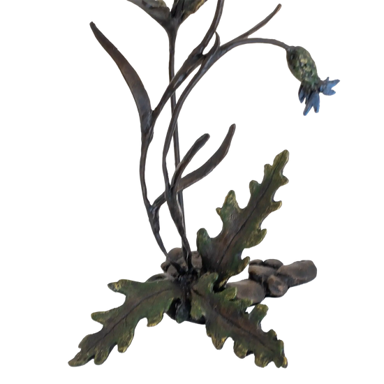 Richard Cooper Bronze Nature Trial Collection Poppy, Cornflower & Bee Figurine