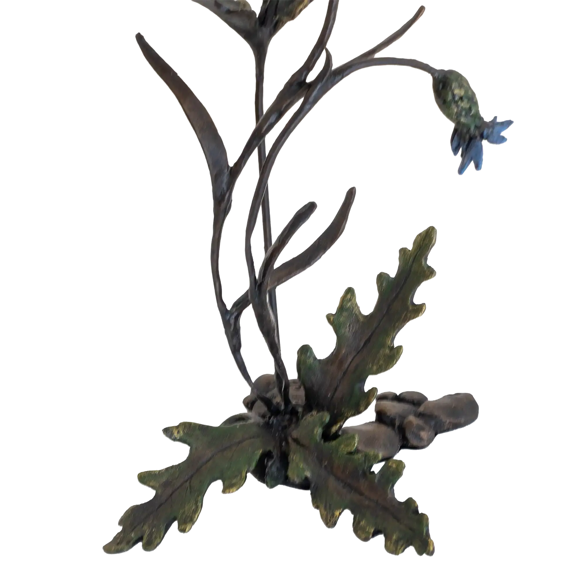 Richard Cooper Bronze Nature Trial Collection Poppy, Cornflower & Bee Figurine