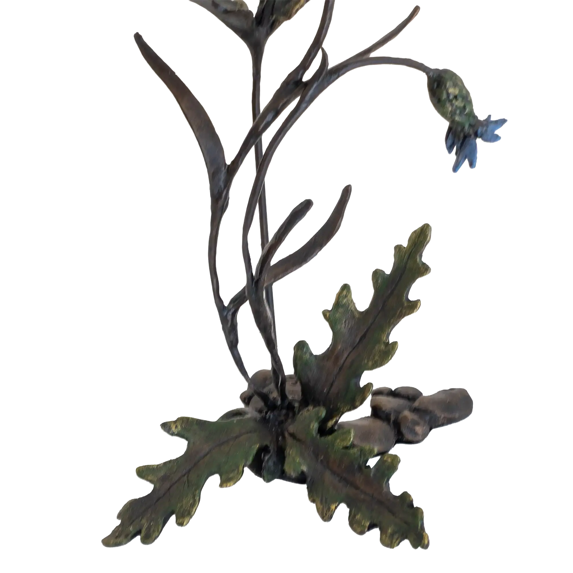 Richard Cooper Bronze Nature Trial Collection Poppy, Cornflower & Bee Figurine