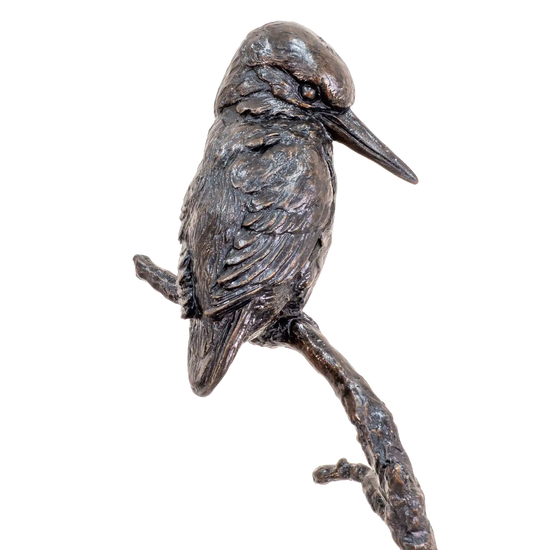 Richard Cooper Bronze Birds Collection Prized Catch-Kingfisher Pair Figurine