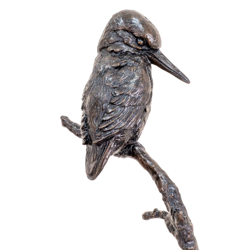 Richard Cooper Bronze Birds Collection Prized Catch-Kingfisher Pair Figurine