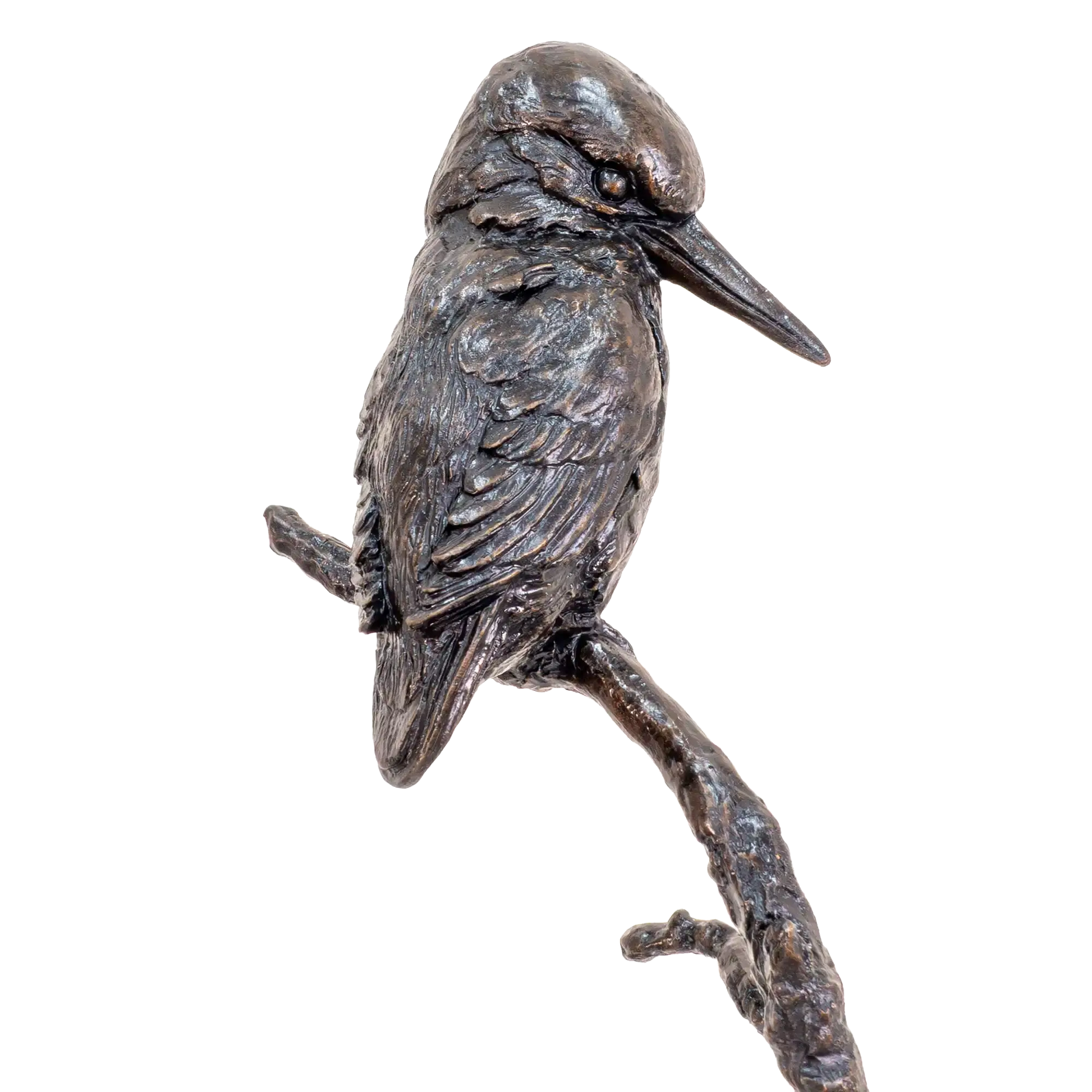 Richard Cooper Bronze Birds Collection Prized Catch-Kingfisher Pair Figurine