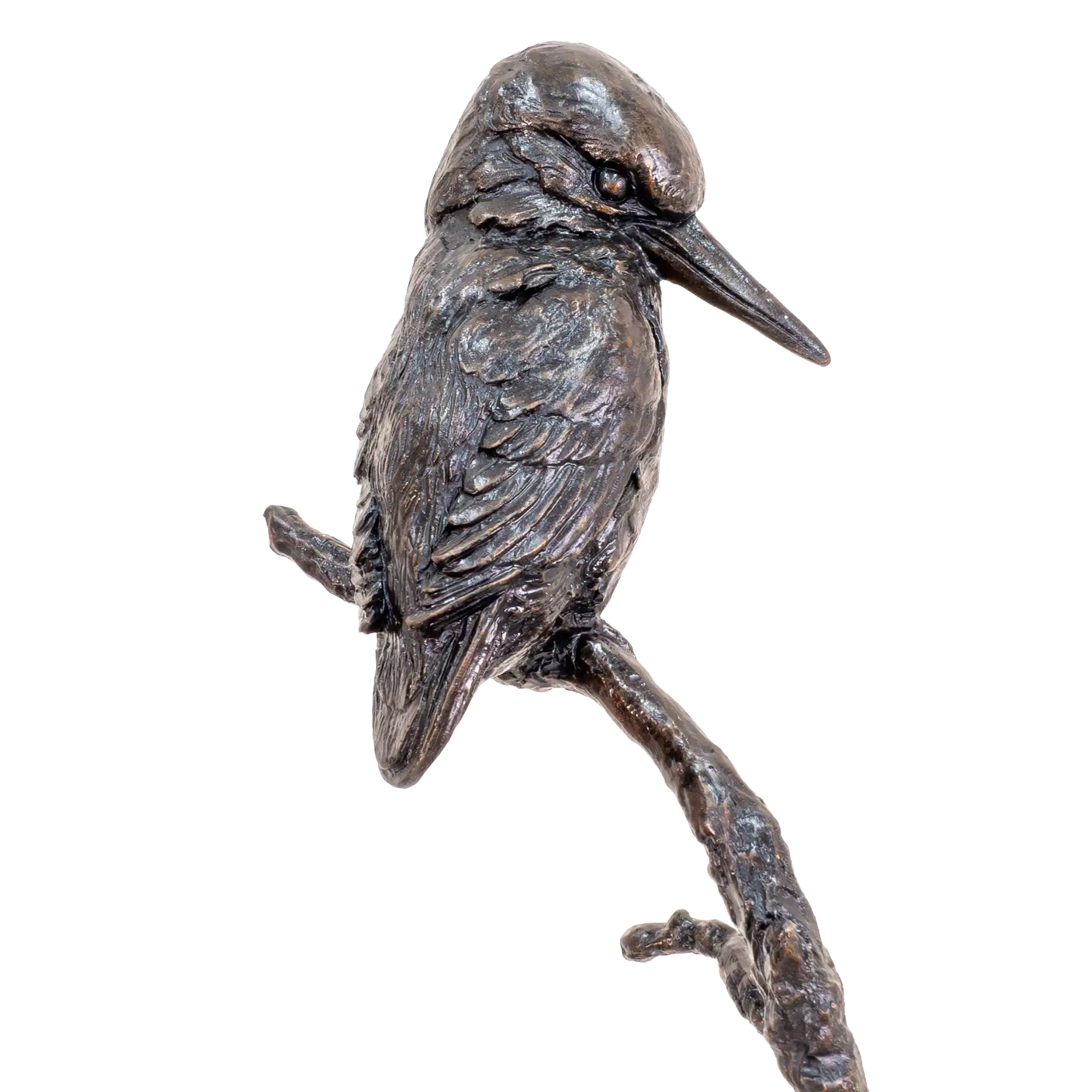 Richard Cooper Bronze Birds Collection Prized Catch-Kingfisher Pair Figurine