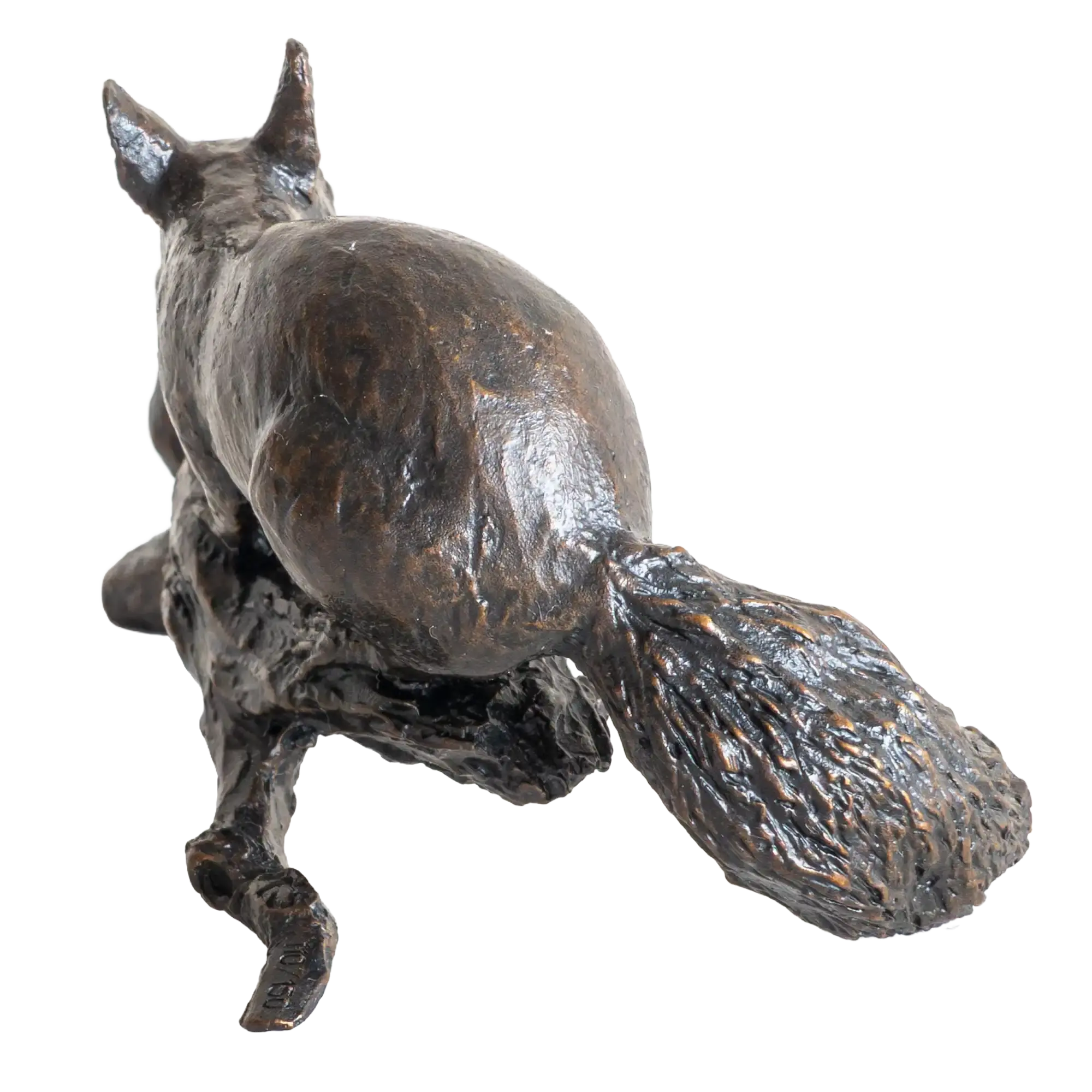 Richard Cooper Bronze Animals Collection Red Squirrel with Baby Figurine
