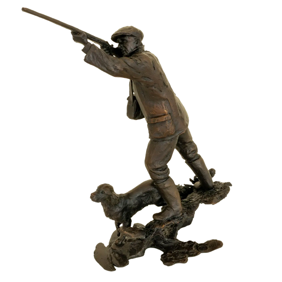 Richard Cooper Bronze Country Pursuits Collection Riverbank Figurine