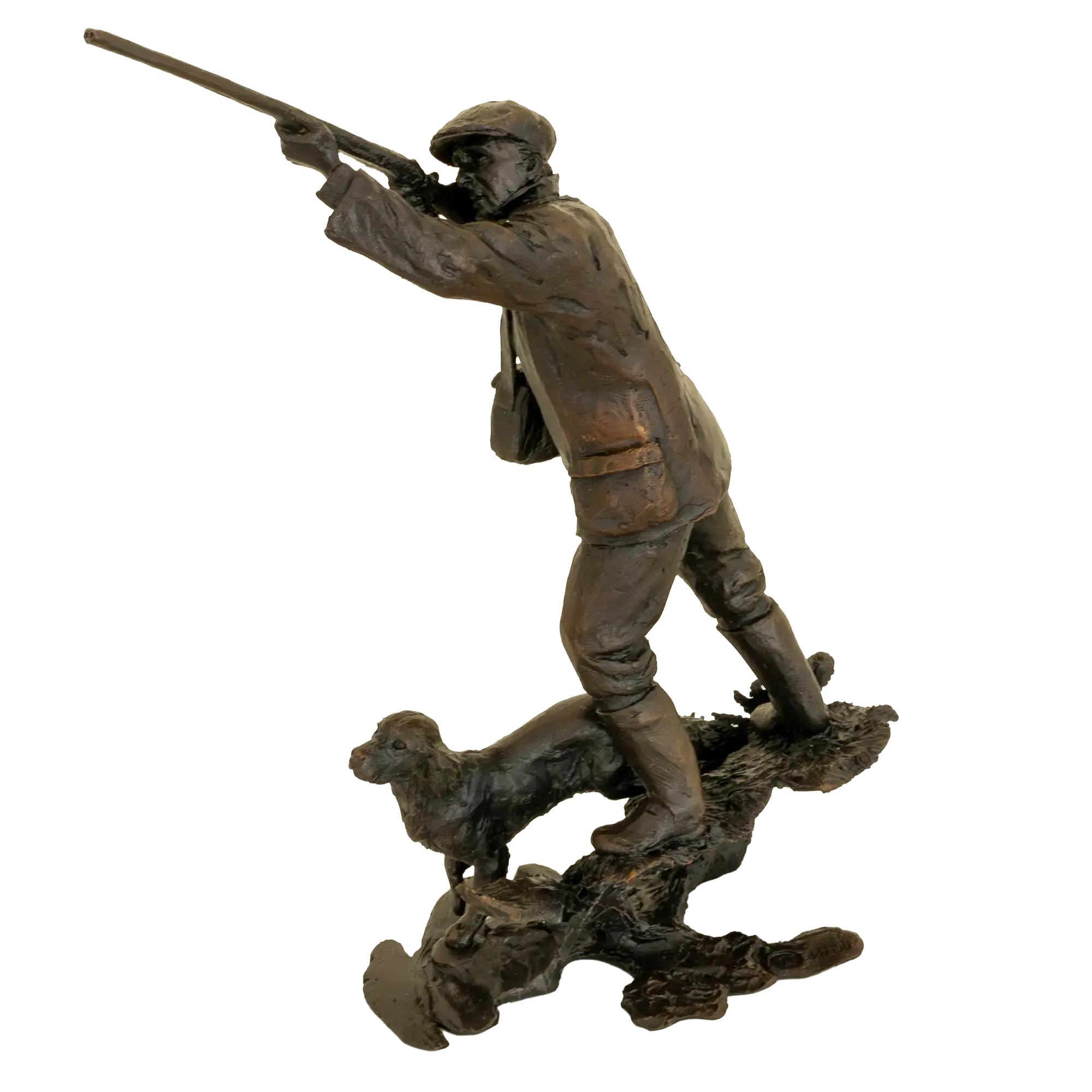 Richard Cooper Bronze Country Pursuits Collection Riverbank Figurine