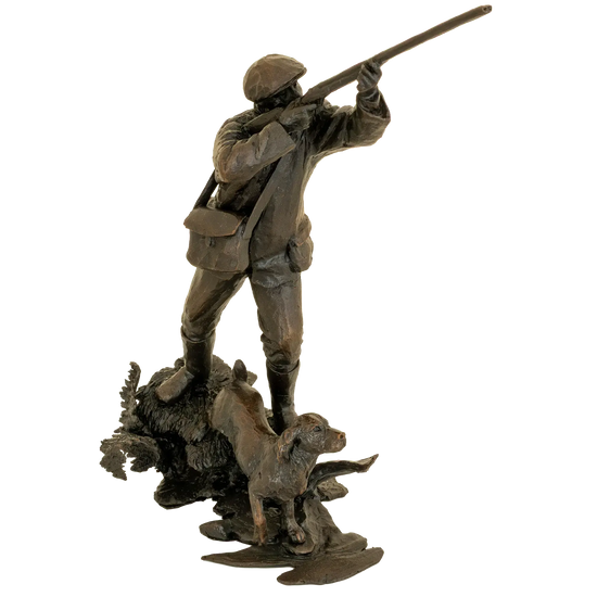Richard Cooper Bronze Country Pursuits Collection Riverbank Figurine